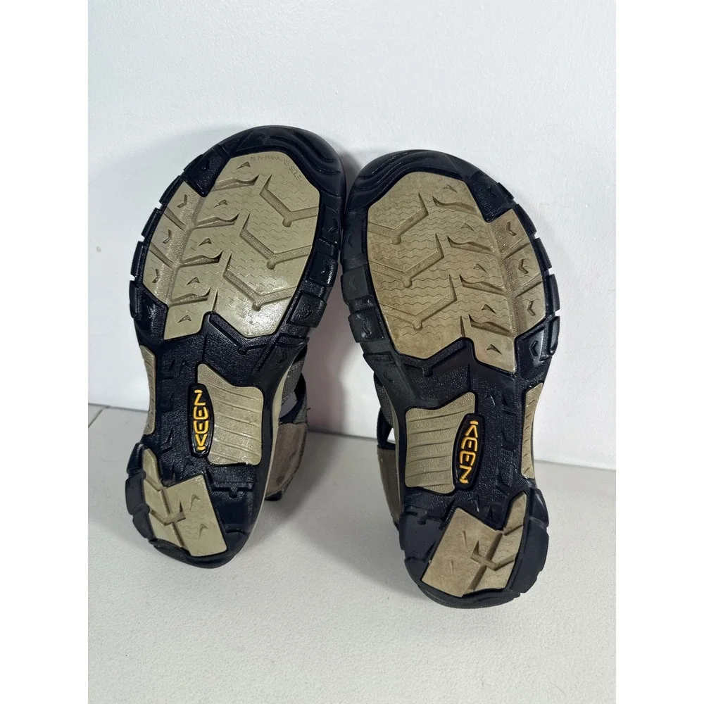 Keen Newport H2 Mens Sandals Gray Tan Waterproof Hiking Water Shoes 1012202 12